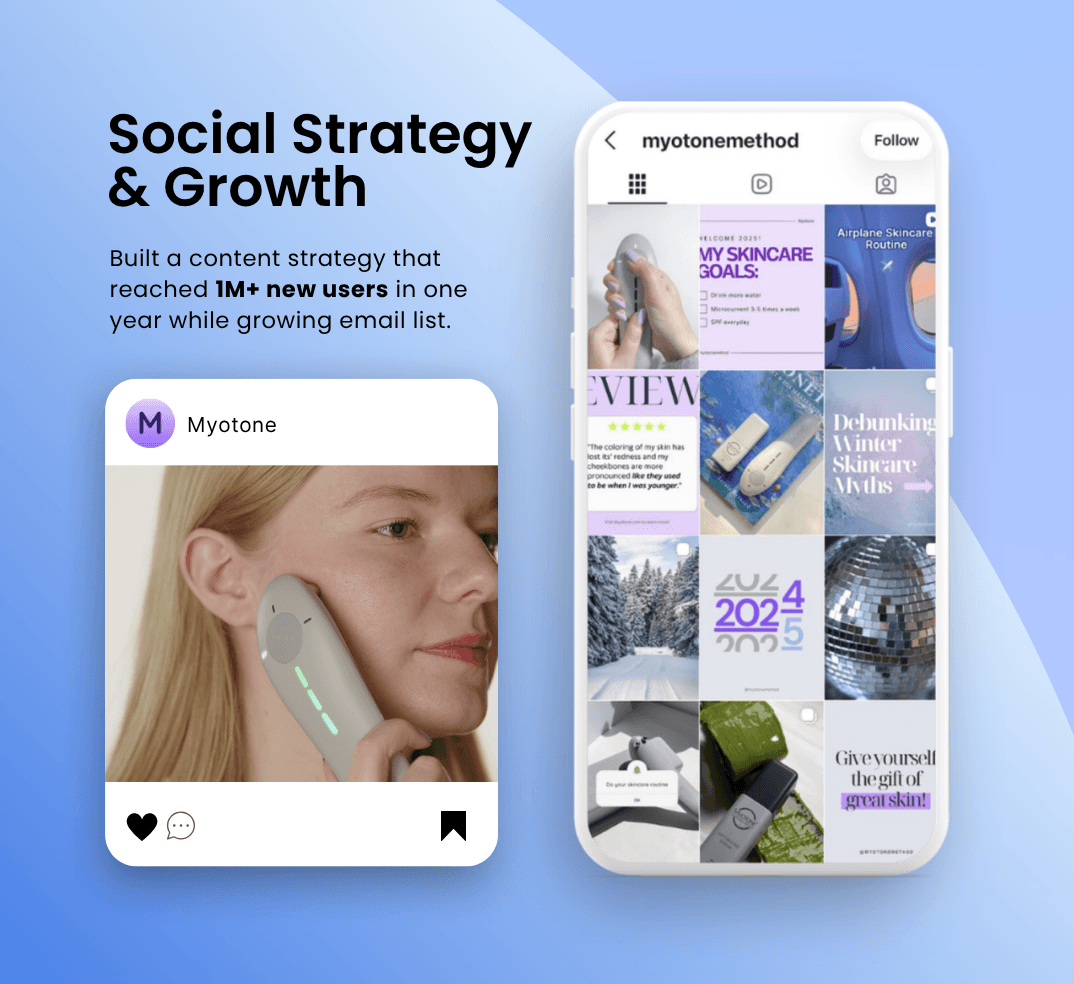 Social Media management example work.